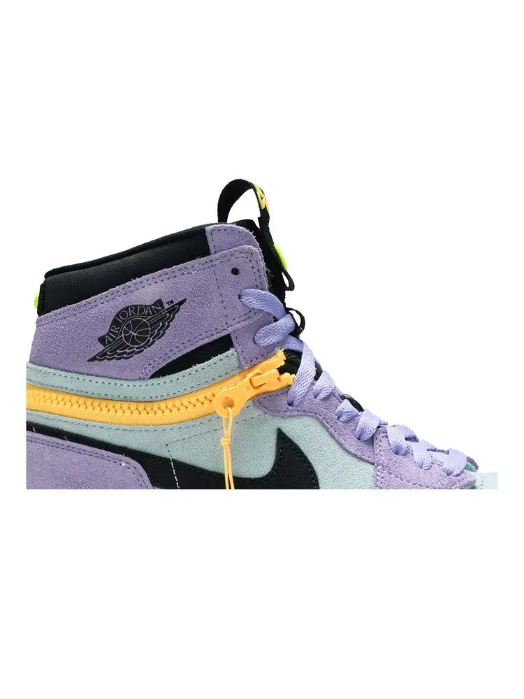 Кроссовки Air Jordan Air Jordan 1 High Switch 'Purple Pulse' — изображение 3 из 9, фиолетовый/синий//черный