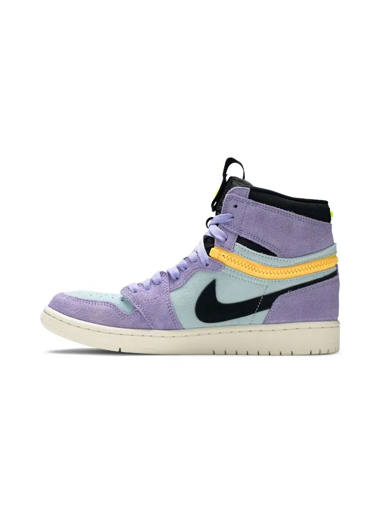 Кроссовки Air Jordan Air Jordan 1 High Switch 'Purple Pulse' — изображение 4 из 9, фиолетовый/синий//черный
