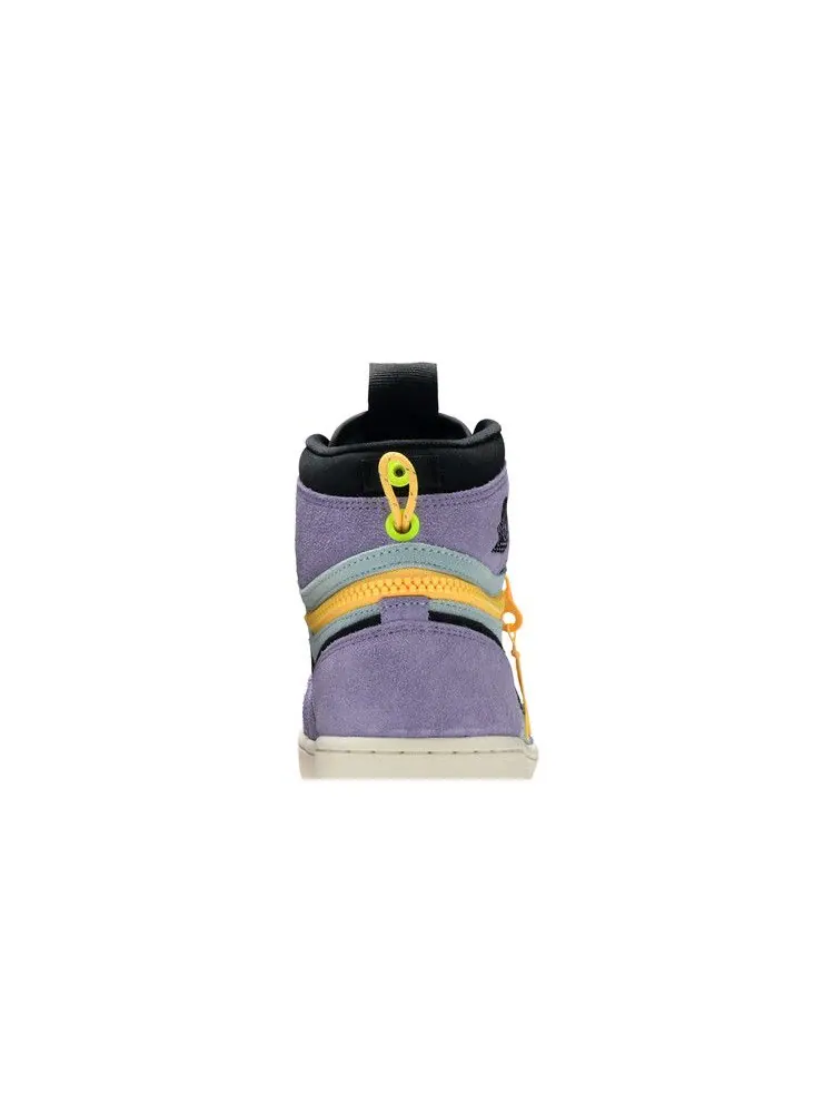 Кроссовки Air Jordan Air Jordan 1 High Switch 'Purple Pulse' — изображение 8 из 9, фиолетовый/синий//черный