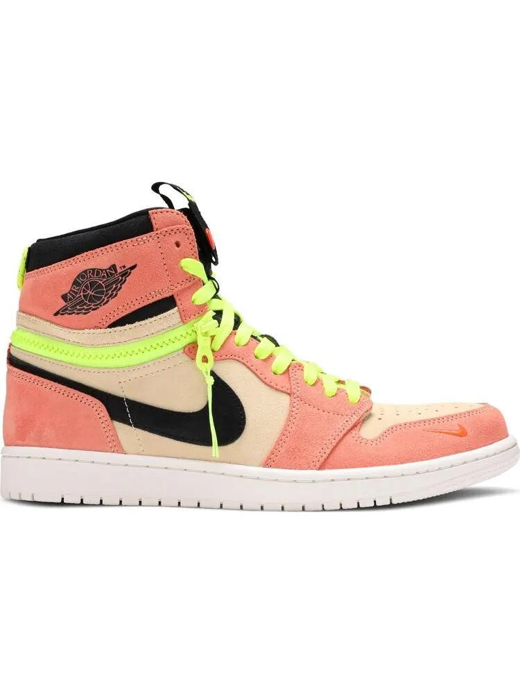 Кроссовки Air Jordan 1 High Switch Pink Volt — изображение 1 из 8, розовый