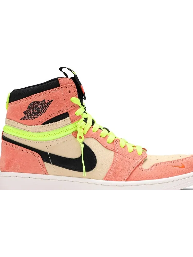 Кроссовки Air Jordan 1 High Switch Pink Volt — изображение 2 из 8, розовый