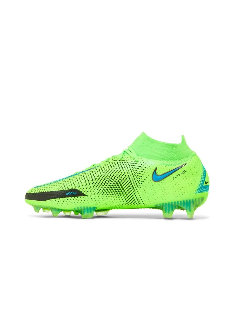 Кроссовки Phantom GT Elite DF FG 'Lime Glow' — изображение 3 из 8, лаймовый свечение