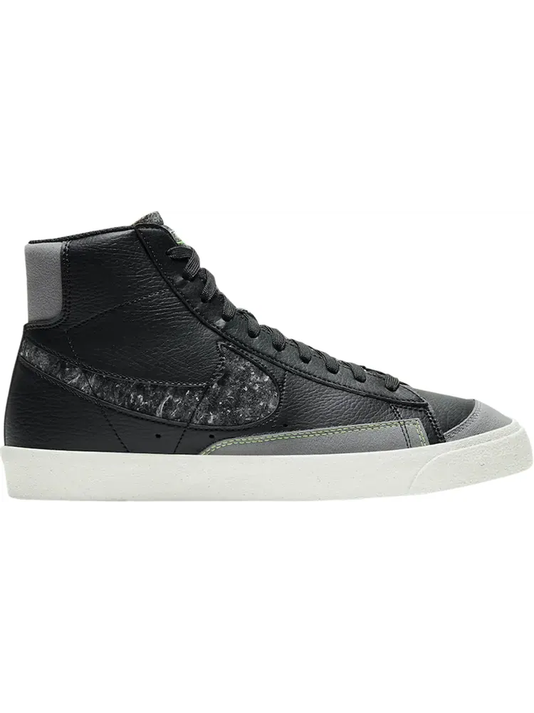 Кроссовки Nike Blazer Mid '77 Vintage 'Recycled Wool Pack - Black Electric Green' — изображение 1 из 1, черный