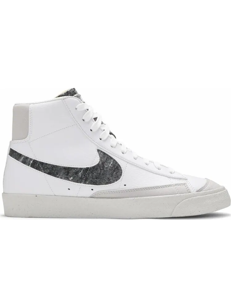 Кроссовки Nike Blazer Mid '77 Vintage 'Recycled Wool Pack - White Light Smoke Grey' — изображение 1 из 8, белый