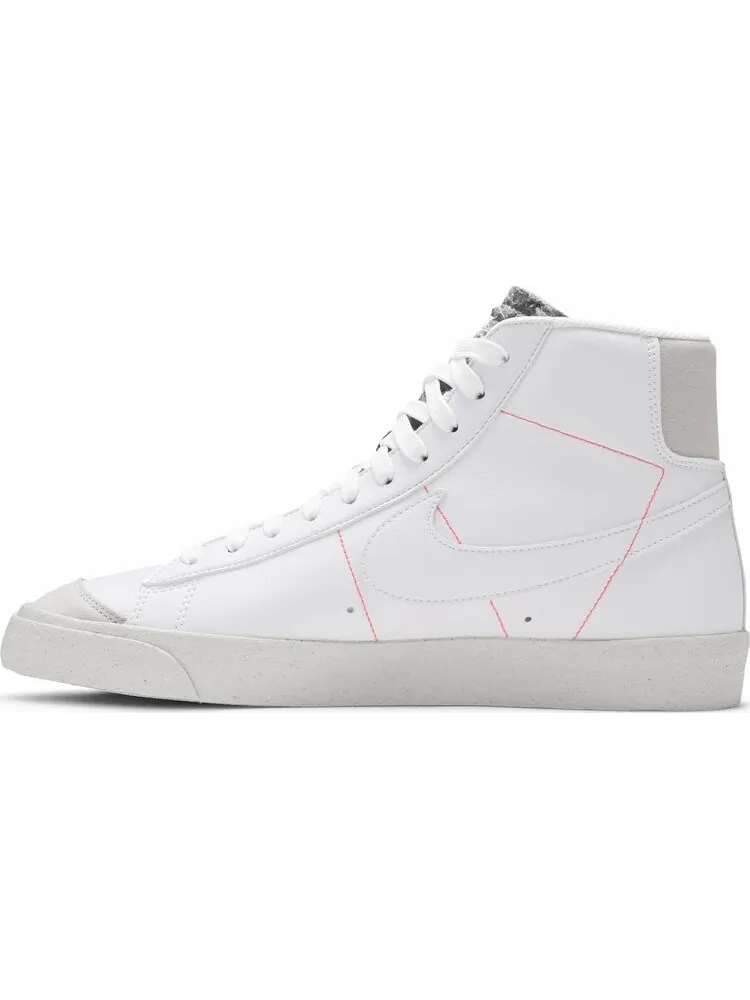 Кроссовки Nike Blazer Mid '77 Vintage 'Recycled Wool Pack - White Light Smoke Grey' — изображение 3 из 8, белый