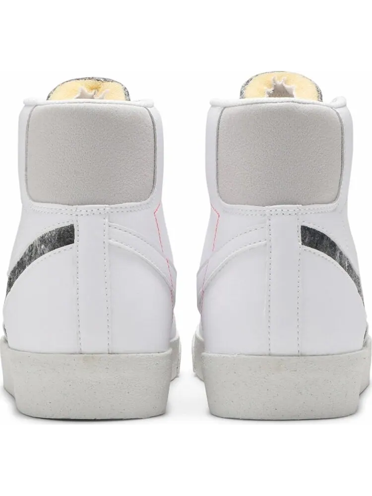 Кроссовки Nike Blazer Mid '77 Vintage 'Recycled Wool Pack - White Light Smoke Grey' — изображение 6 из 8, белый
