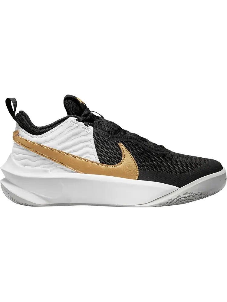 Кроссовки Nike Team Hustle D10 GS 'Black Metallic Gold' — изображение 1 из 1, черный