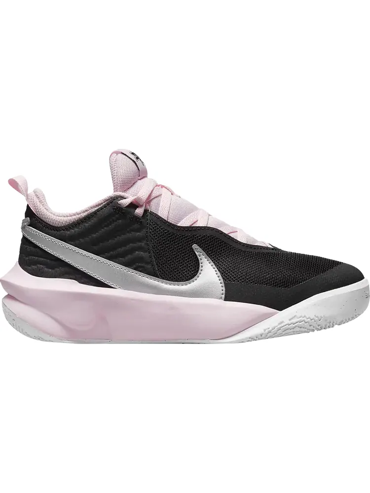 Кроссовки Nike Team Hustle D10 GS 'Black Pink Foam' — изображение 1 из 1, черный