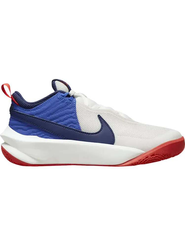 Кроссовки Nike Team Hustle D10 GS 'White Game Royal' — изображение 1 из 1, белый