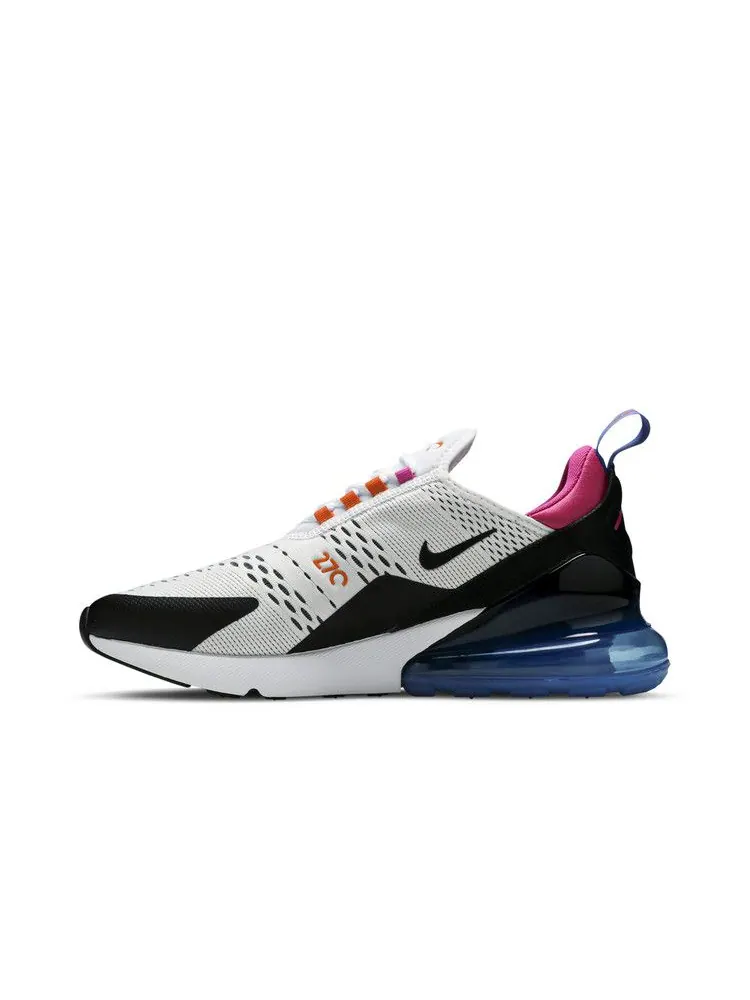 Кроссовки Nike Air Max 270 'White Multi' — изображение 4 из 9, белый/черный/оранжевый