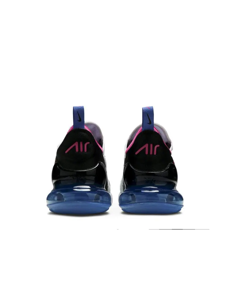 Кроссовки Nike Air Max 270 'White Multi' — изображение 7 из 9, белый/черный/оранжевый
