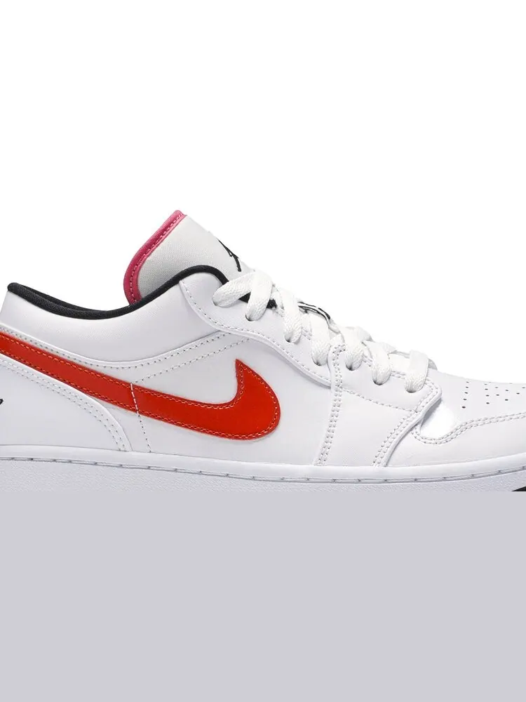 Кроссовки Air Jordan 1 Low Multi-Color Swoosh — изображение 2 из 8, белый
