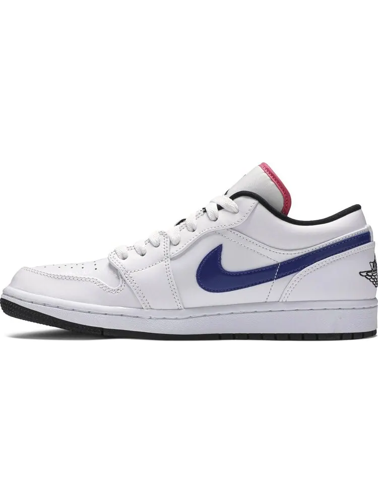 Кроссовки Air Jordan 1 Low Multi-Color Swoosh — изображение 3 из 8, белый