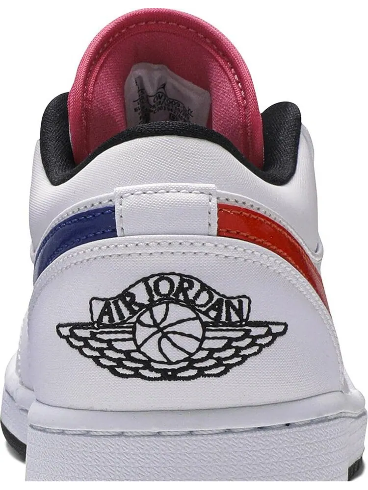 Кроссовки Air Jordan 1 Low Multi-Color Swoosh — изображение 7 из 8, белый