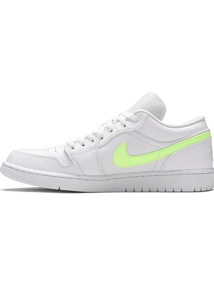 Кроссовки Air Jordan 1 Low White Multi-Color — изображение 3 из 8, белый