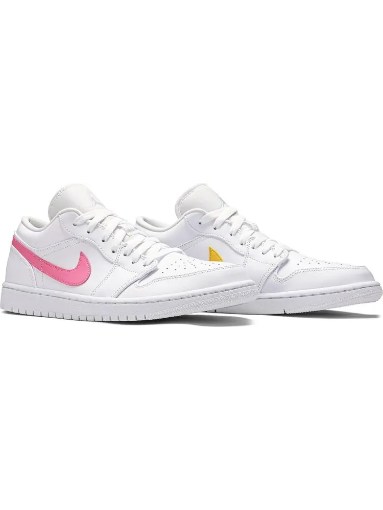 Кроссовки Air Jordan 1 Low White Multi-Color — изображение 8 из 8, белый