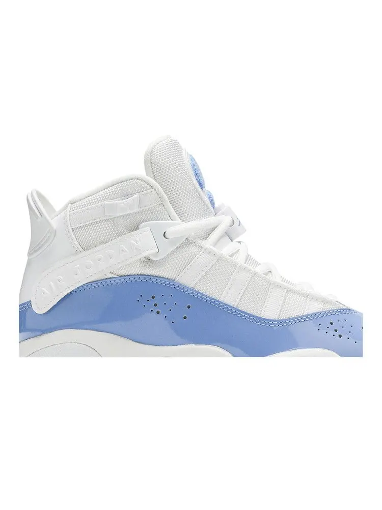 Кроссовки Air Jordan Jordan 6 Rings GS 'UNC' — изображение 3 из 9, белый/синий//белый