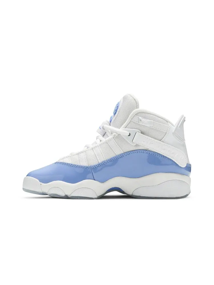 Кроссовки Air Jordan Jordan 6 Rings GS 'UNC' — изображение 4 из 9, белый/синий//белый