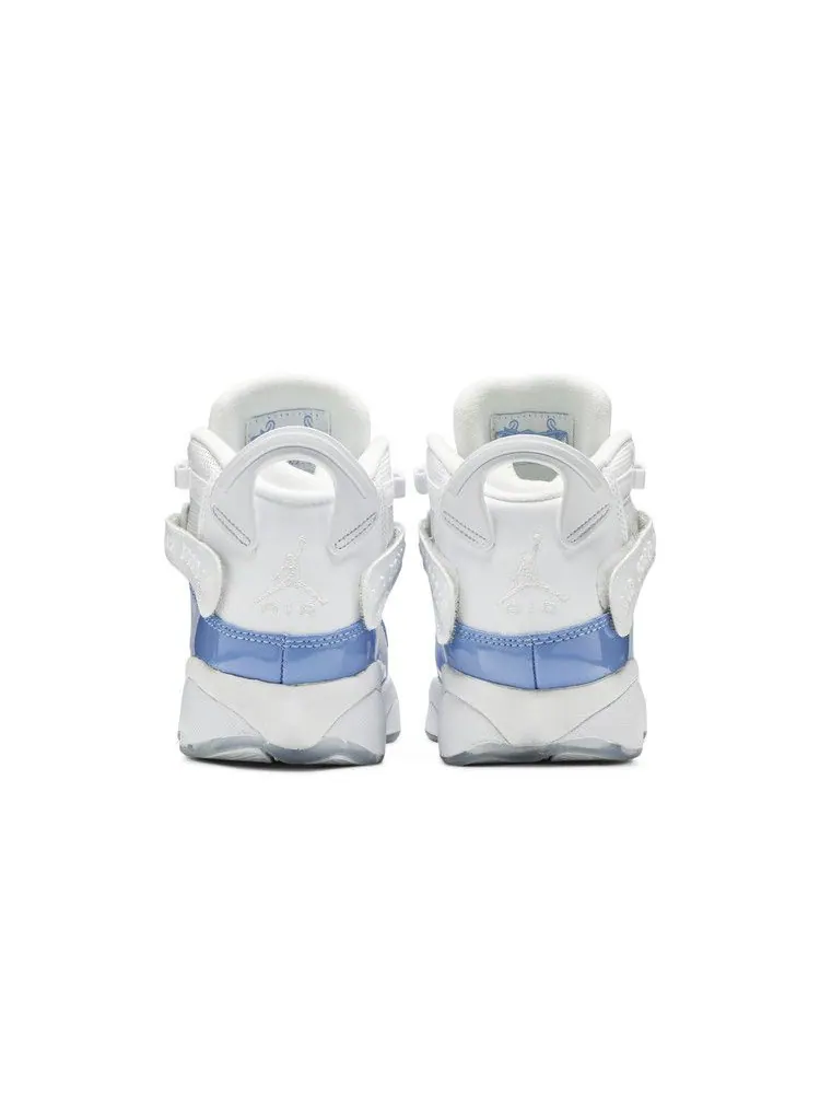Кроссовки Air Jordan Jordan 6 Rings GS 'UNC' — изображение 7 из 9, белый/синий//белый