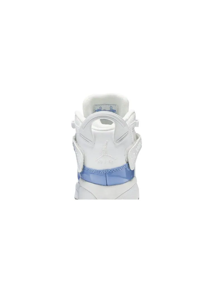 Кроссовки Air Jordan Jordan 6 Rings GS 'UNC' — изображение 8 из 9, белый/синий//белый