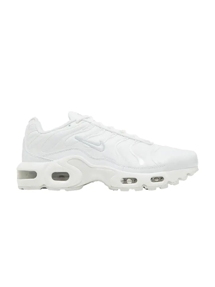 Кроссовки Nike Air Max Plus GS 'White Metallic Silver' — изображение 1 из 9