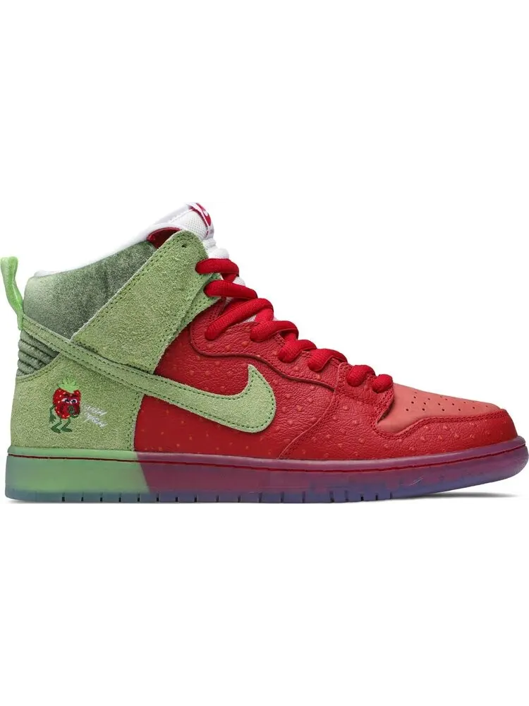 Кроссовки Nike Dunk High SB 'Strawberry Cough' — изображение 1 из 8, красный