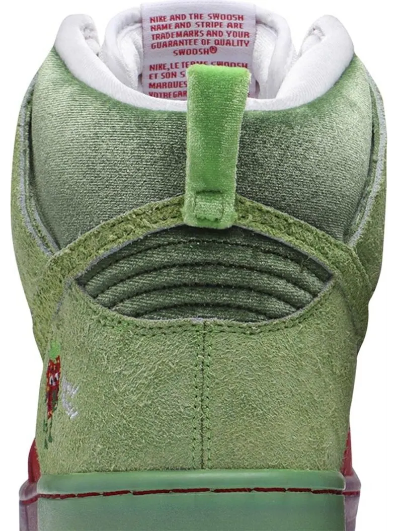 Кроссовки Nike Dunk High SB 'Strawberry Cough' — изображение 7 из 8, красный