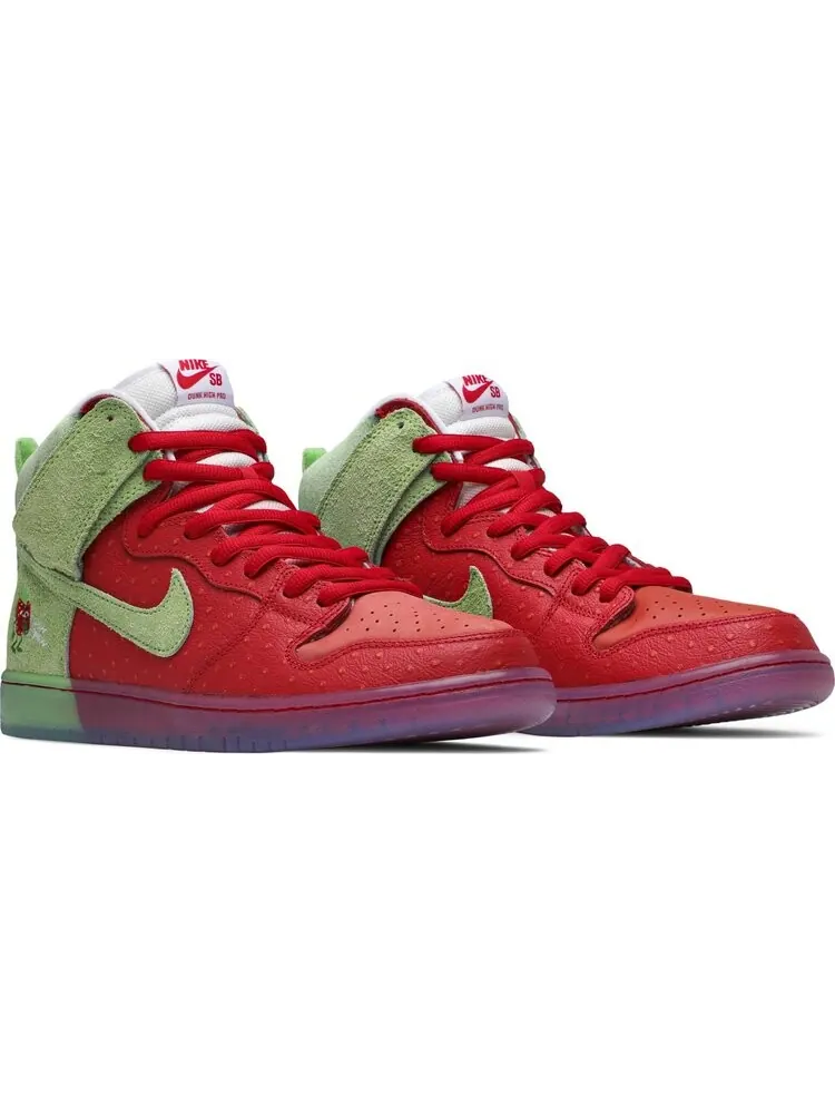 Кроссовки Nike Dunk High SB 'Strawberry Cough' — изображение 8 из 8, красный