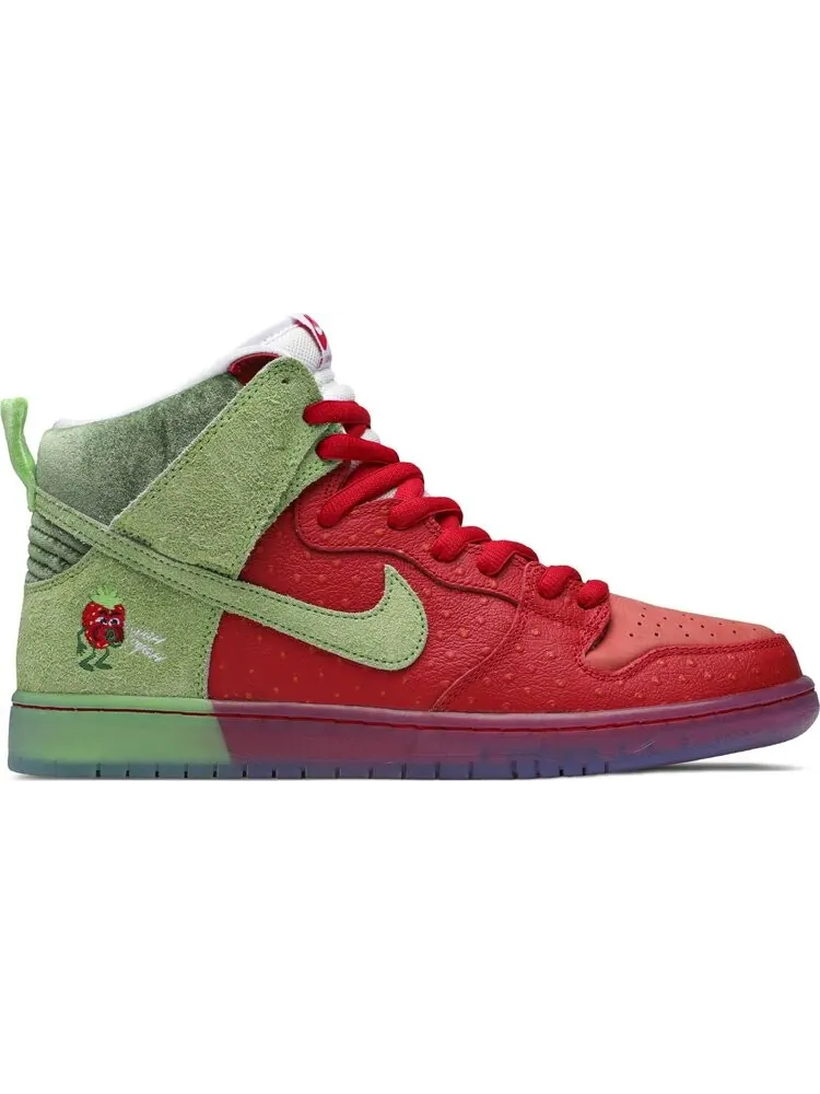 Кроссовки Nike Dunk High SB 'Strawberry Cough' Special Box — изображение 1 из 8, красный