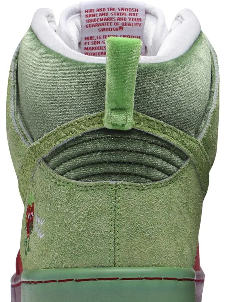 Кроссовки Nike Dunk High SB 'Strawberry Cough' Special Box — изображение 7 из 8, красный