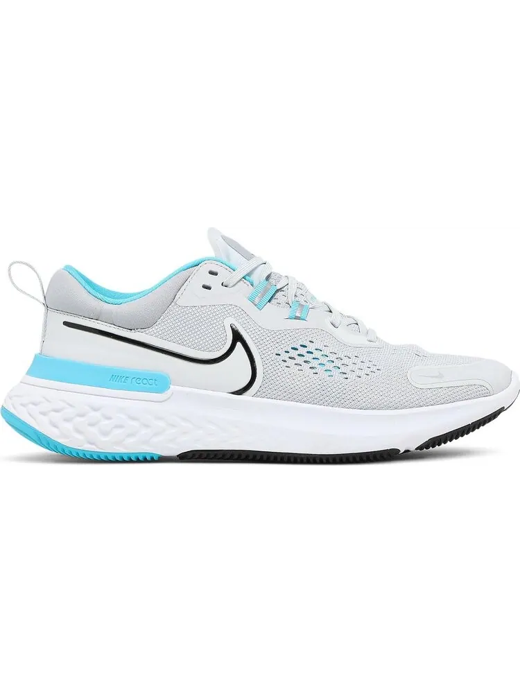 Кроссовки Nike React Miler 2 'Pure Platinum Chlorine Blue' — изображение 1 из 8, серый