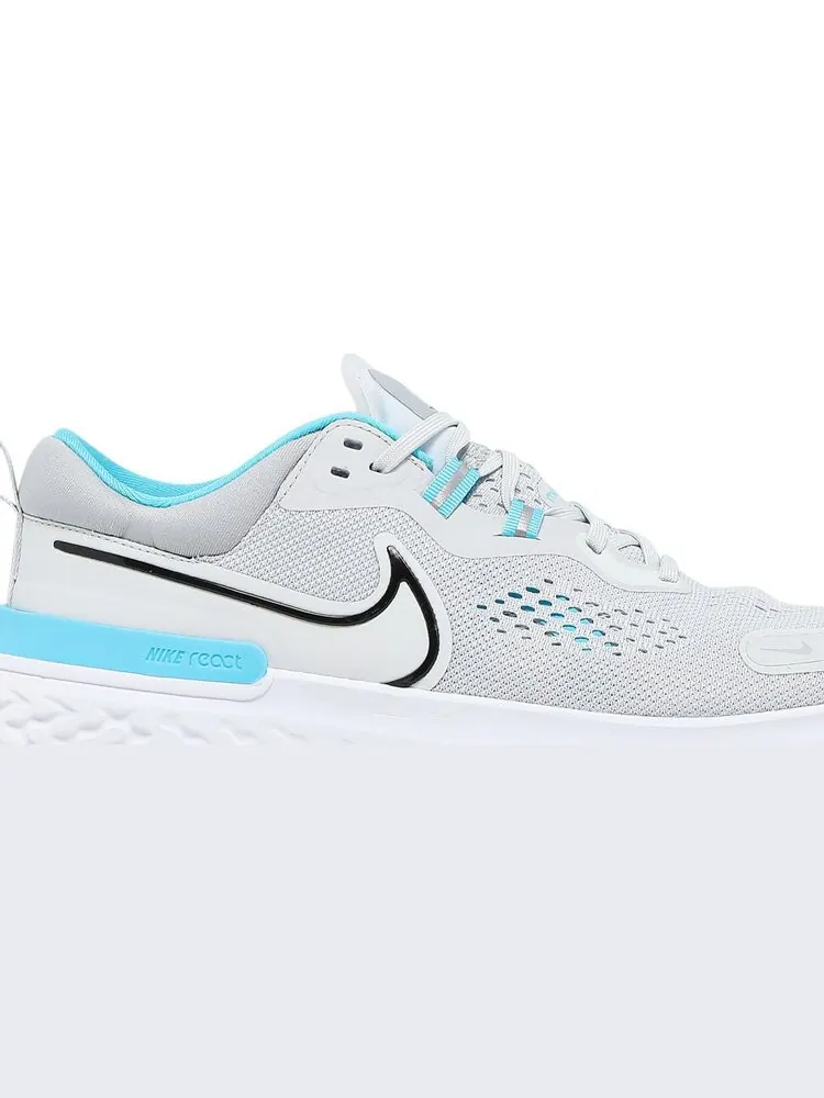 Кроссовки Nike React Miler 2 'Pure Platinum Chlorine Blue' — изображение 2 из 8, серый