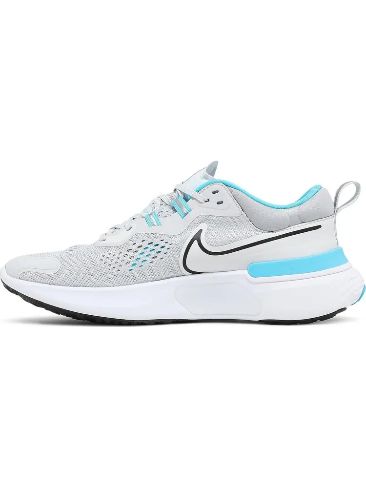Кроссовки Nike React Miler 2 'Pure Platinum Chlorine Blue' — изображение 3 из 8, серый