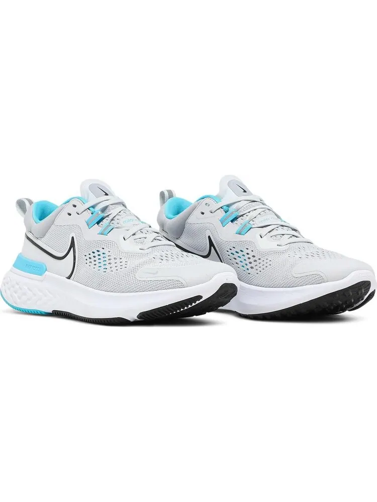 Кроссовки Nike React Miler 2 'Pure Platinum Chlorine Blue' — изображение 8 из 8, серый