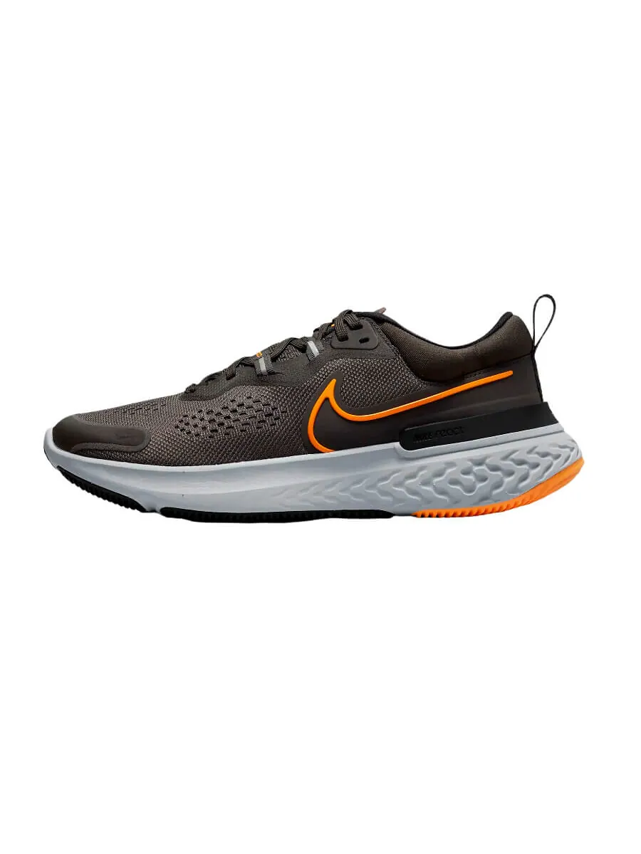 Кроссовки Nike React Miler 2 — изображение 2 из 6, черный/оранжевый