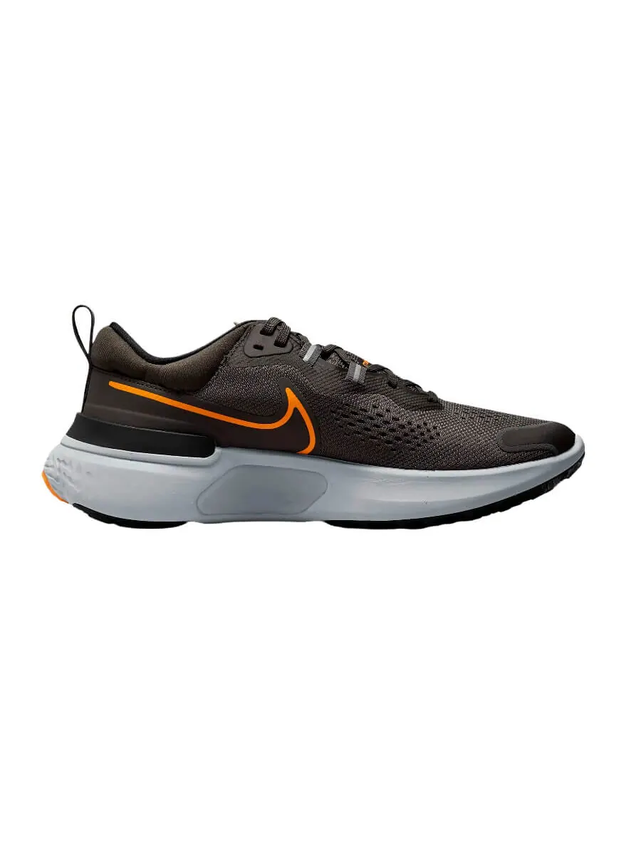 Кроссовки Nike React Miler 2 — изображение 3 из 6, черный/оранжевый