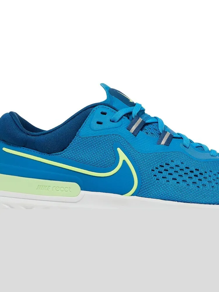 Кроссовки Nike React Miler 2 'Imperial Blue Lime Glow' — изображение 2 из 8, синий