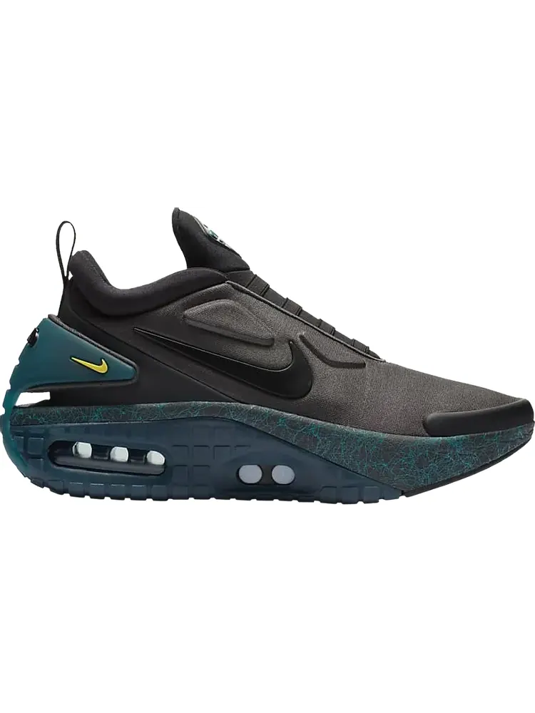 Кроссовки Nike Adapt Auto Max 'Anthracite Radiant Emerald' EU Adapter — изображение 1 из 1, черный