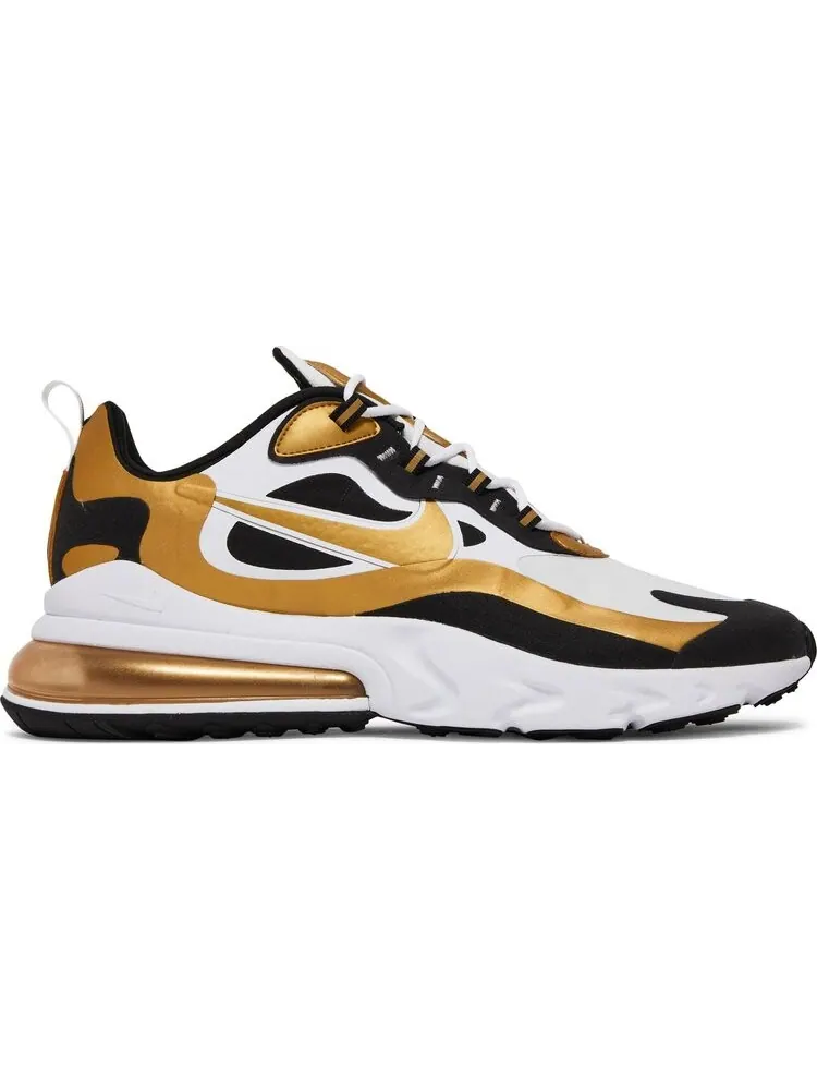 Кроссовки Nike Air Max 270 React 'Metallic Gold' — изображение 1 из 8, золото
