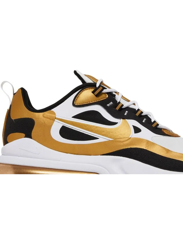Кроссовки Nike Air Max 270 React 'Metallic Gold' — изображение 2 из 8, золото