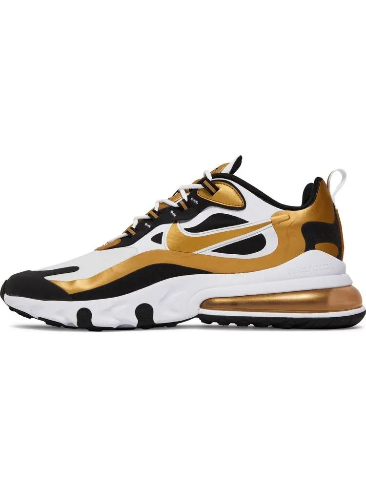 Кроссовки Nike Air Max 270 React 'Metallic Gold' — изображение 3 из 8, золото