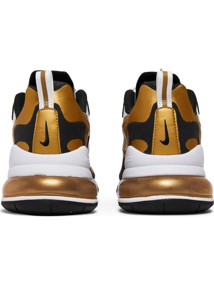 Кроссовки Nike Air Max 270 React 'Metallic Gold' — изображение 6 из 8, золото
