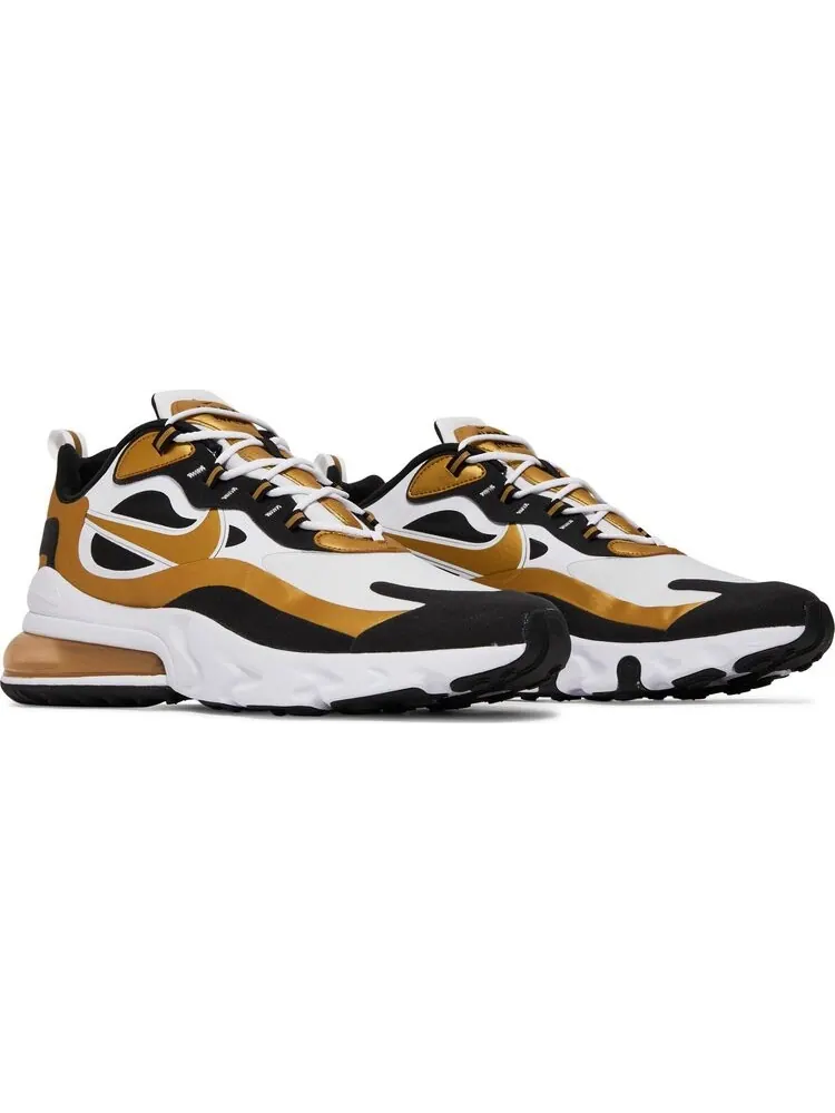 Кроссовки Nike Air Max 270 React 'Metallic Gold' — изображение 8 из 8, золото