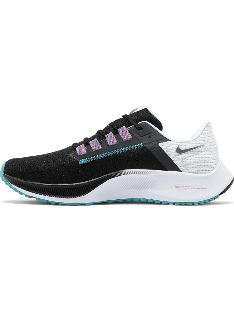 Кроссовки Nike Air Zoom Pegasus 38 'Black Metallic Silver' — изображение 3 из 8, черный