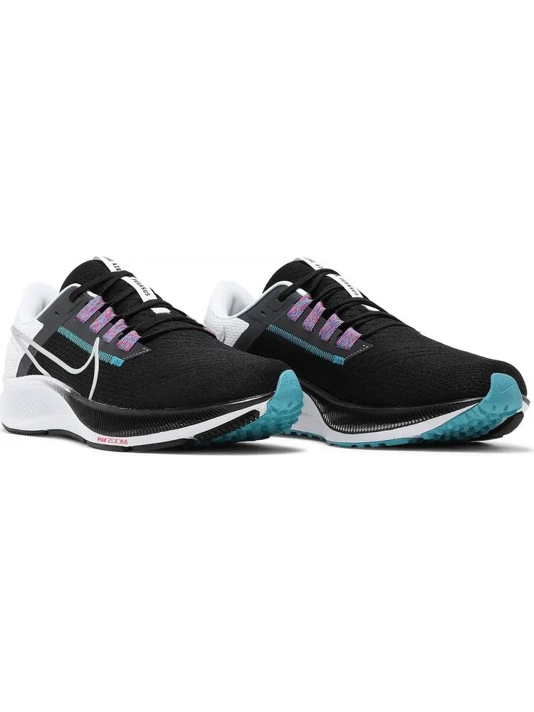 Кроссовки Nike Air Zoom Pegasus 38 'Black Metallic Silver' — изображение 8 из 8, черный