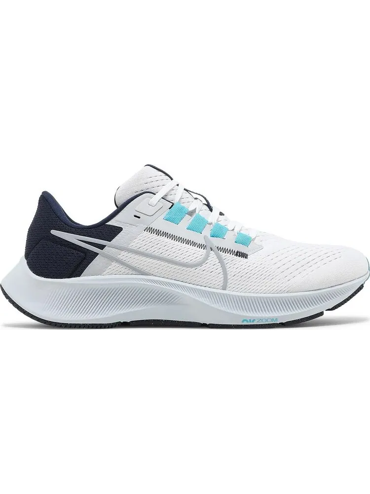 Кроссовки Nike Air Zoom Pegasus 38 'White Midnight Navy' — изображение 1 из 8, белый