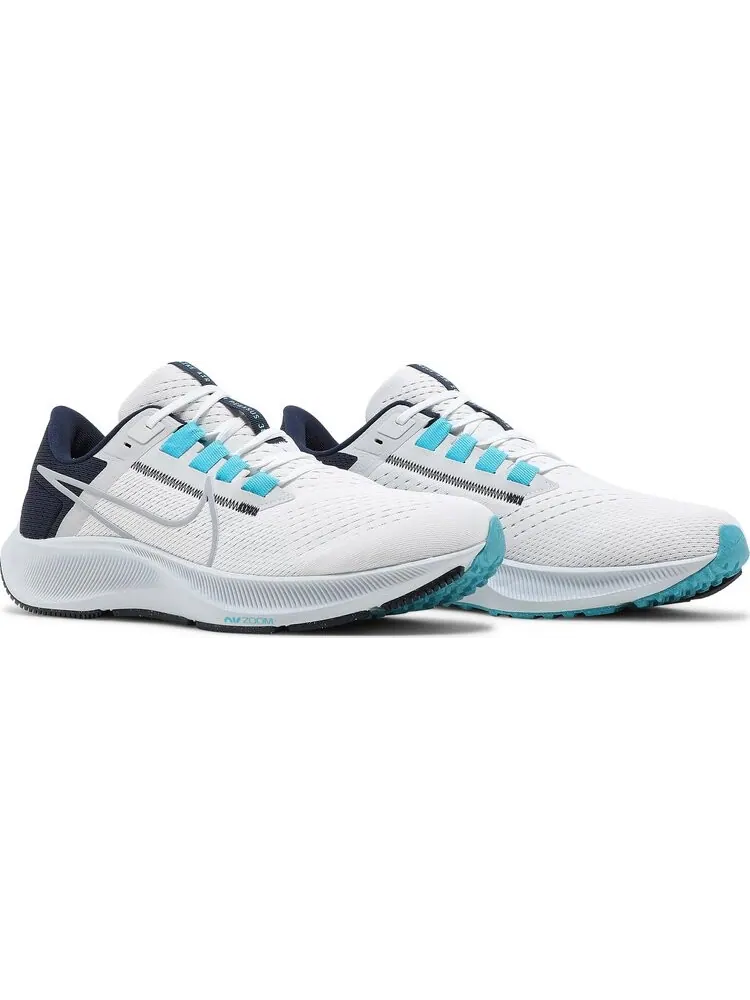 Кроссовки Nike Air Zoom Pegasus 38 'White Midnight Navy' — изображение 8 из 8, белый