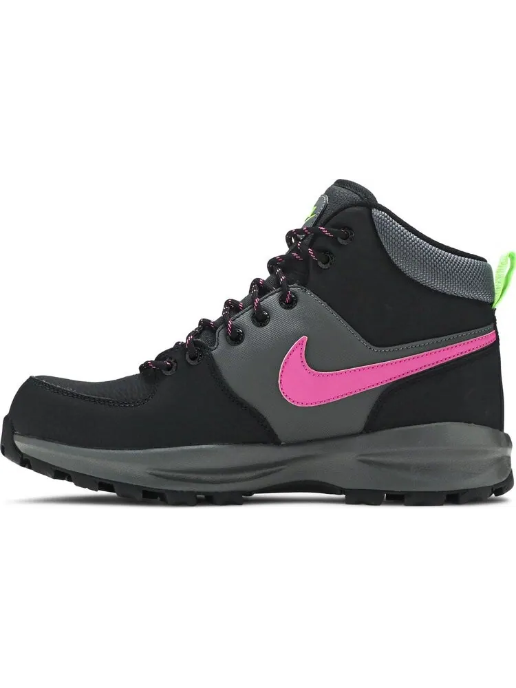 Ботинки Nike Manoa Leather SE 'Black Active Fuschia' — изображение 3 из 8, черный