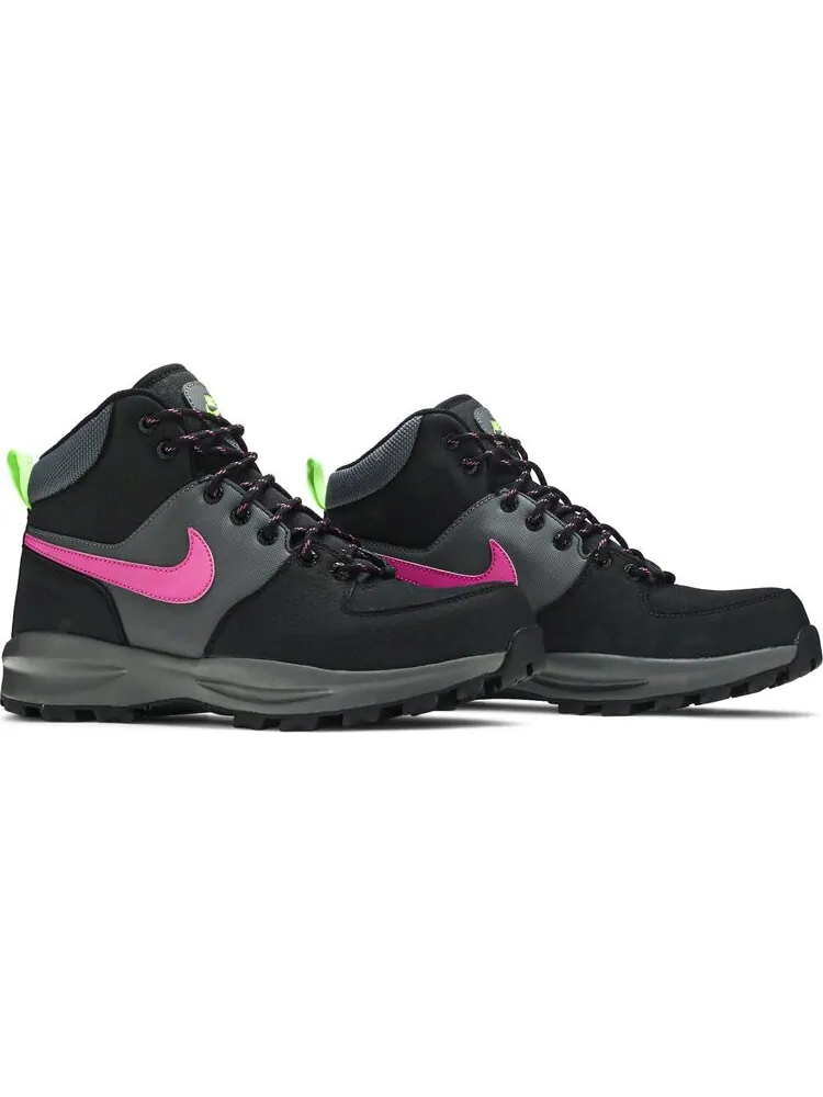 Ботинки Nike Manoa Leather SE 'Black Active Fuschia' — изображение 8 из 8, черный
