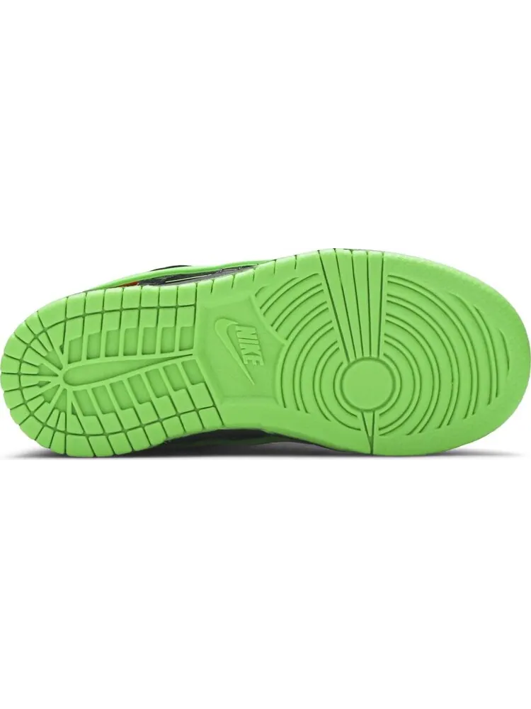 Кроссовки Nike Off-White x Rubber Dunk PS 'Green Strike' — изображение 4 из 8, зеленый